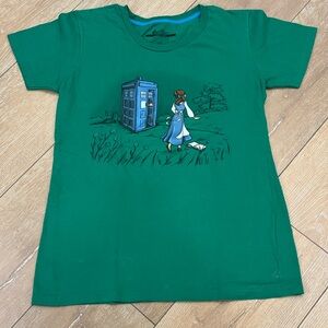 Threadless Karen Hallion Adventure Awaits Belle Doctor Who T-Shirt - Large